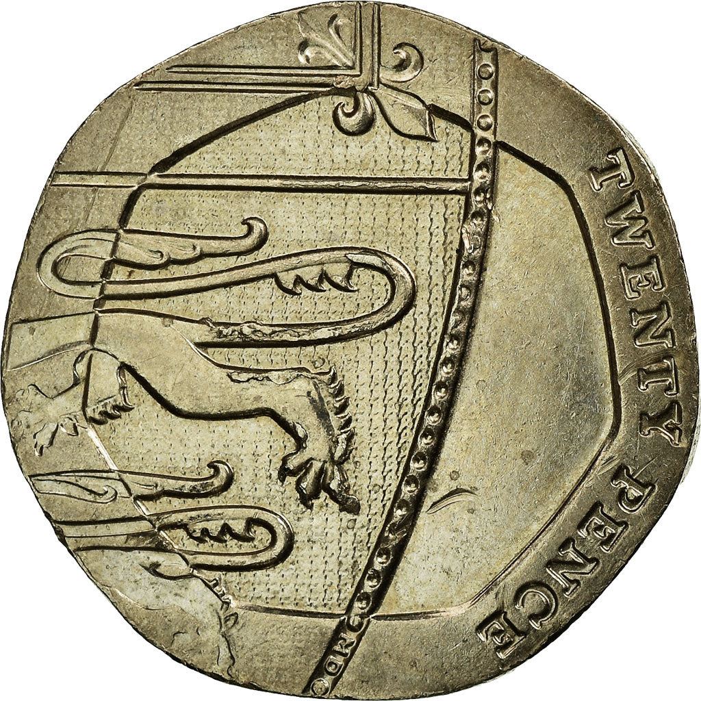 United Kingdom | 20 Pence Coin | Elizabeth II | Km:1336 | 2015 - 2022
