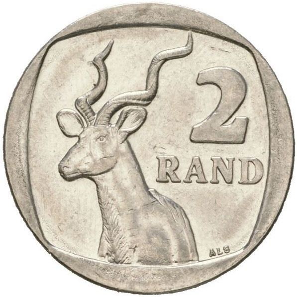 South Africa 2 Rand Coin | Afurika Tshipembe - iSewula Afrika | KM336 | 2004 - 2016
