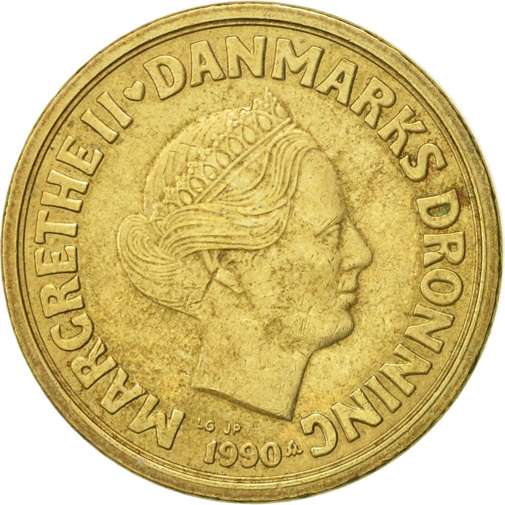 Denmark | 10 Kroner Coin | Margrethe II | Km:867 | 1989 - 1993