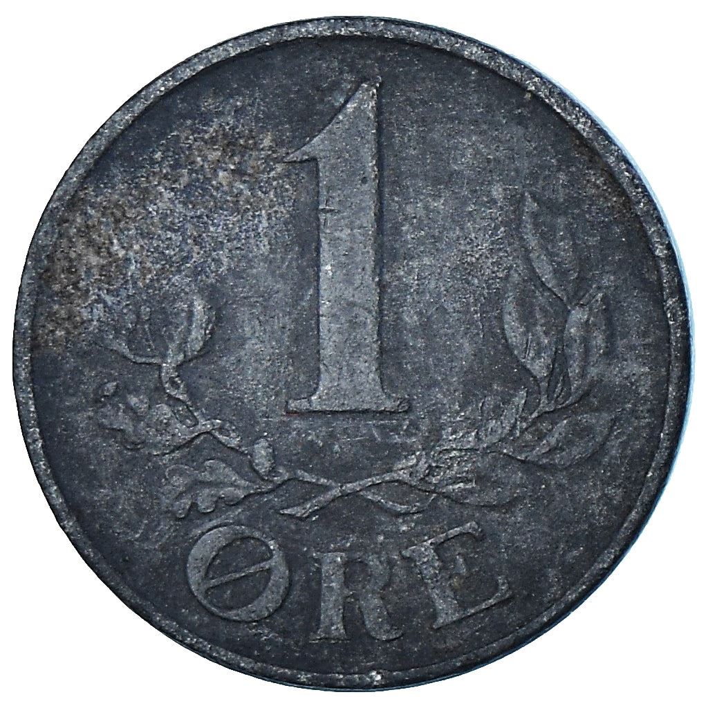 Denmark | 1 Ore Coin | Monogram | Km:832 | 1941 - 1946