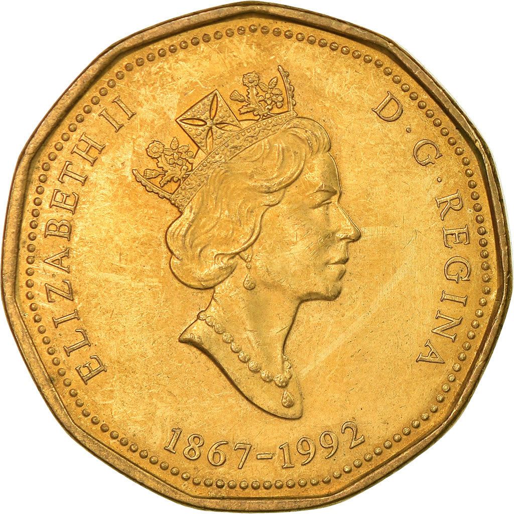 Canada | 1 Dollar Coin | Parliament | Bronze plated nickel | KM:218 | 1992