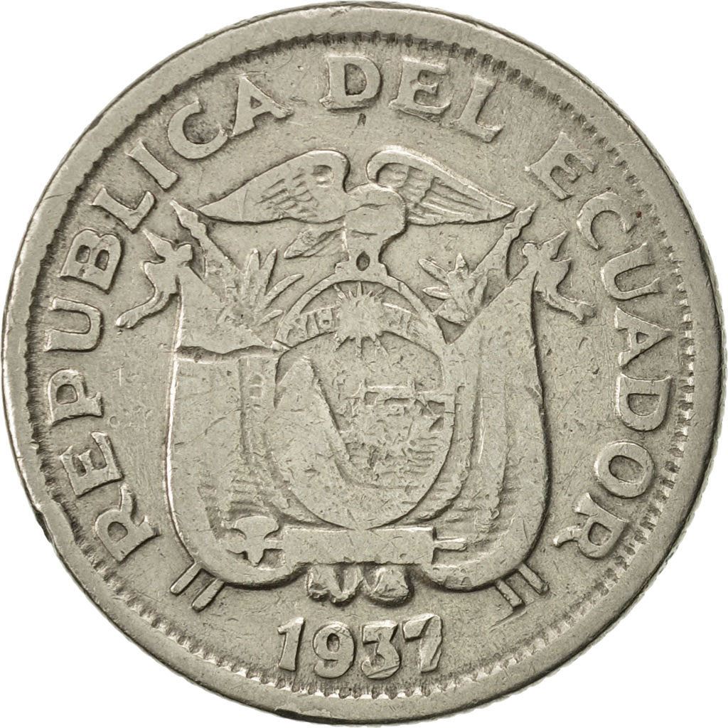 Ecuador | 1 Sucre Coin | Nickel | Military leader | KM:78.1 | 1937-1946