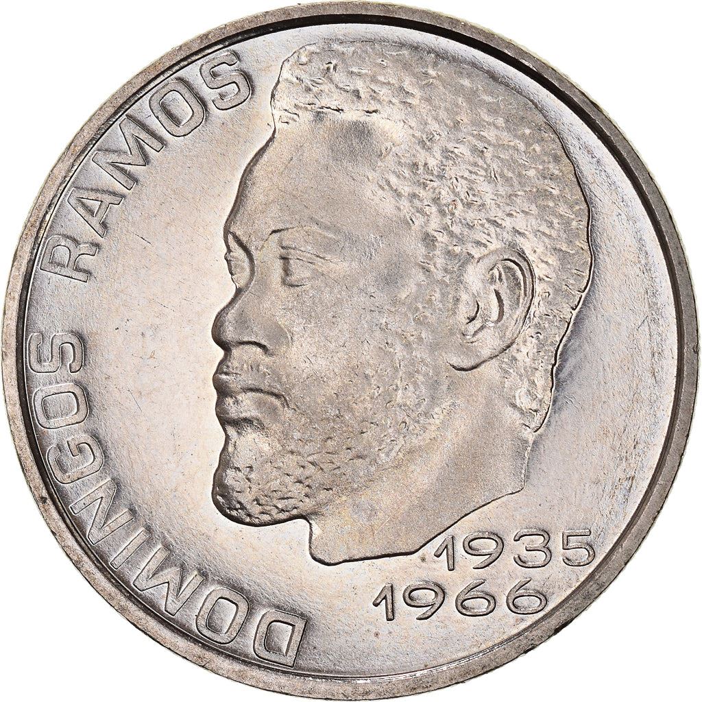 Cape Verde | 20 Escudos Coin | Domingos Ramos | KM20 | 1977 - 1982