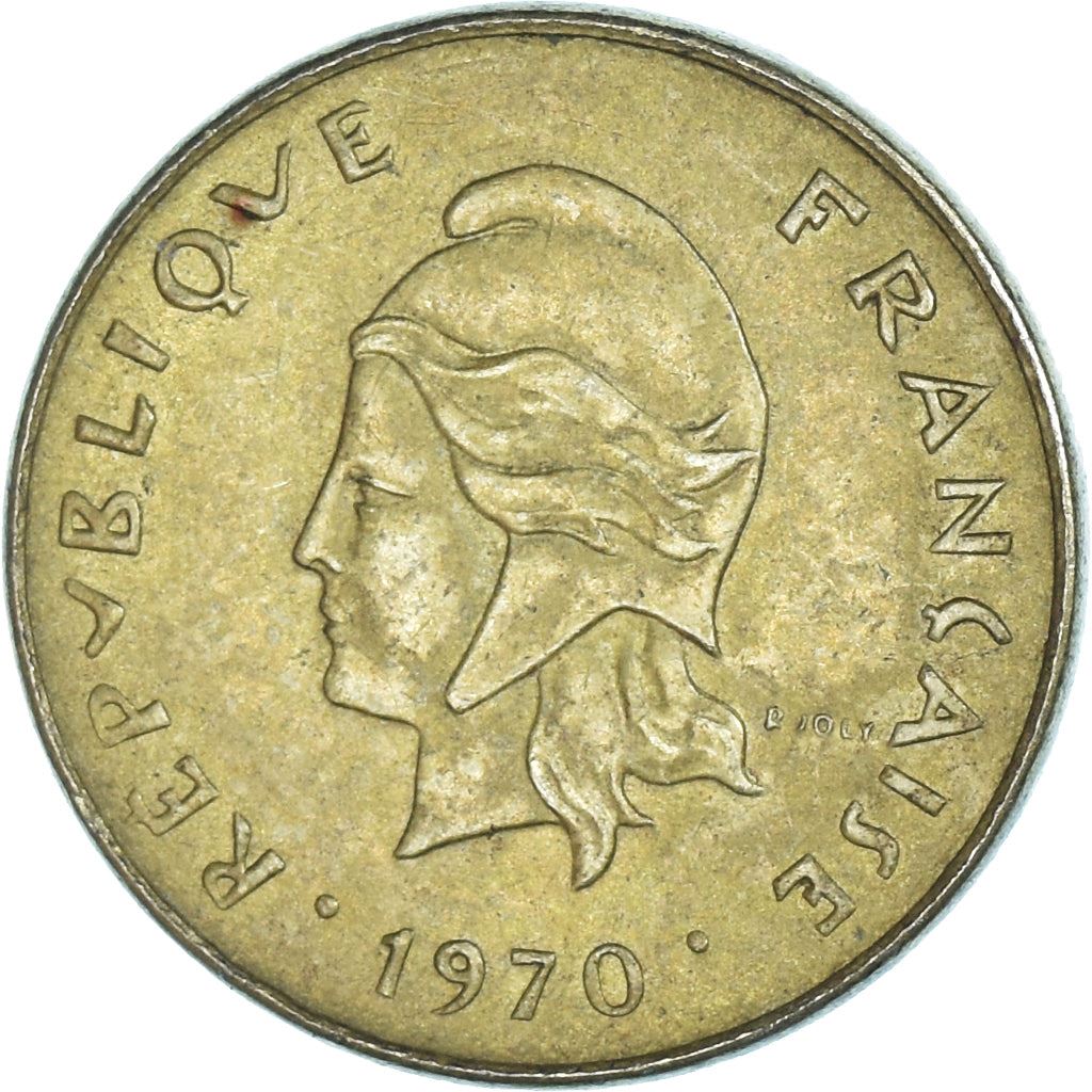 New Hebrides | 1 Franc Coin | Marianne | Frigate Bird | Km:4.1 | 1970