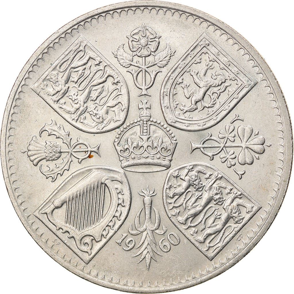 United Kingdom | 5 Shillings Coin | British Exhibition | KM:909 | 1960
