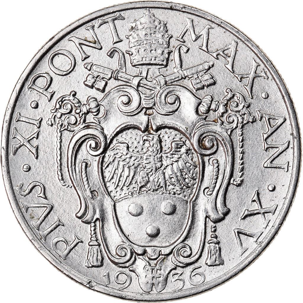Vatican City | 20 Centesimi Coin | St. Paul | Nickel | KM:3 | 1929-1937