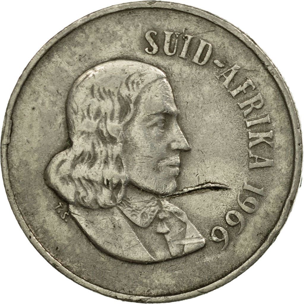 South Africa 10 Cents Afrikaans Legend - SUID-AFRIKA Coin KM68.2 1965 - 1969