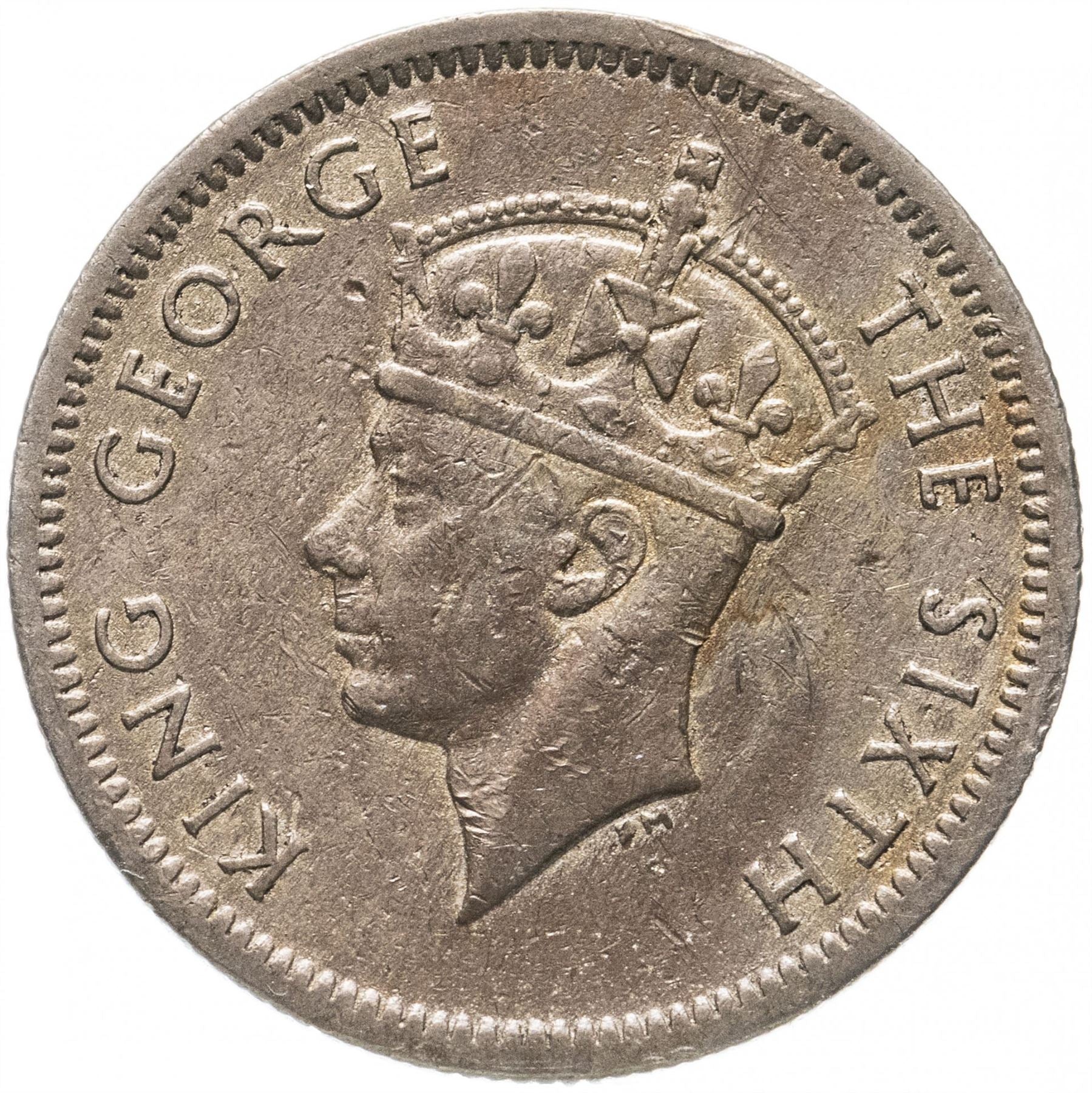 Malaya | 10 Cents Coin | George VI | Km:8 | 1948 - 1950