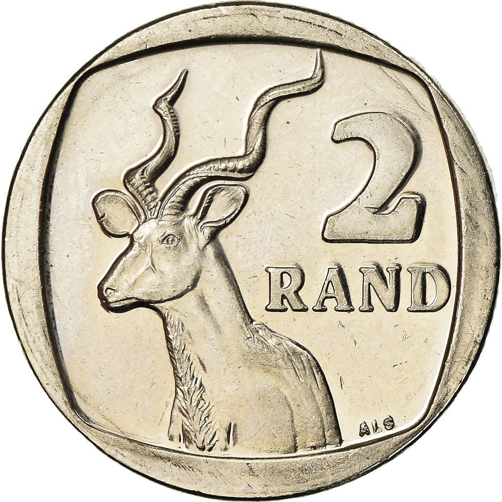 Pietų Afrika 2 Rand Suid-Afrika - Afrika Borwa Moneta KM498 2010 - 2012
