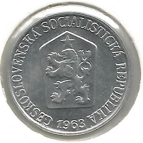 Czechoslovakia 3 Hale?e | Lion | Linden Wreath | Star | KM52 | 1962 - 1963