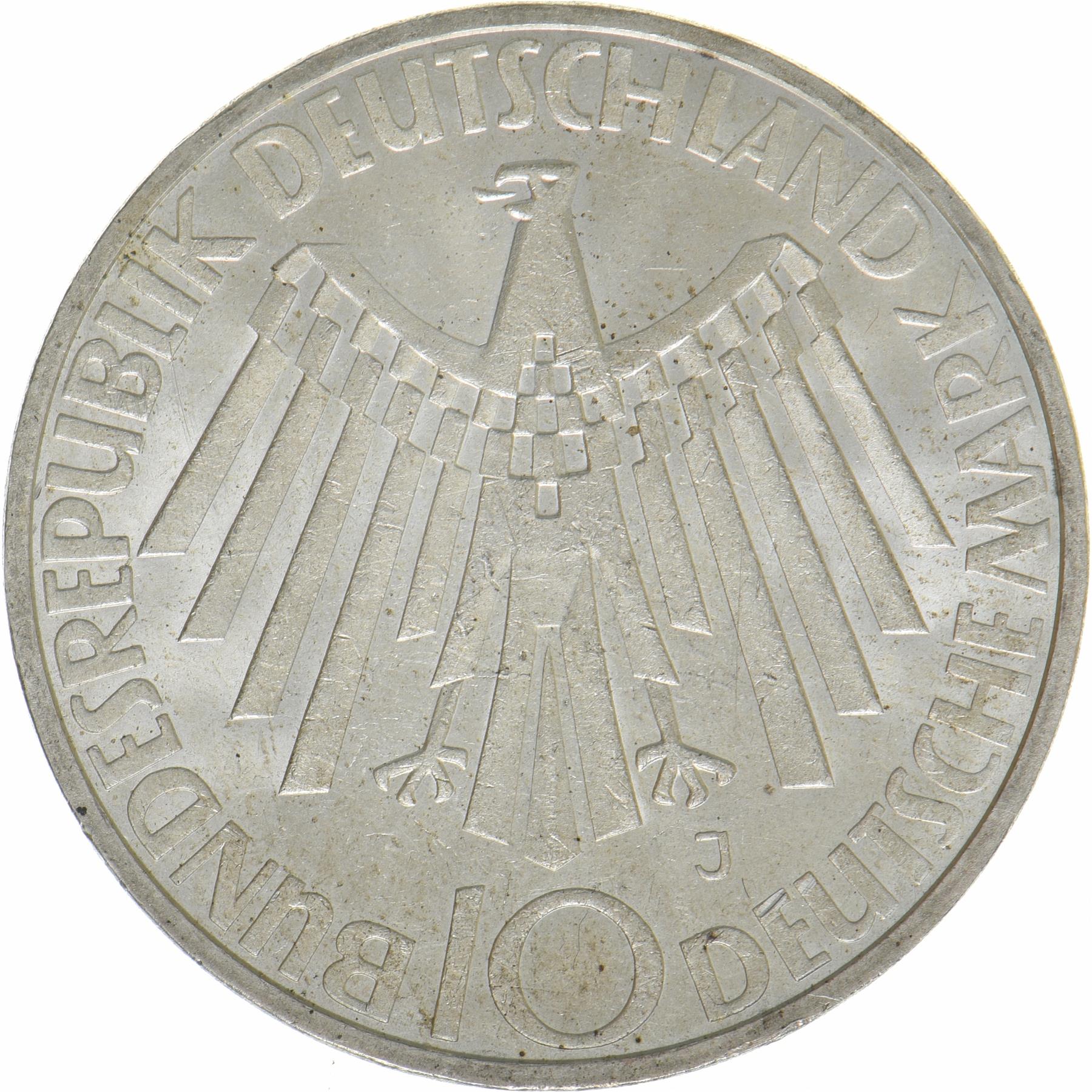 Federal Republic of Germany | 10 Deutsche Mark Coin | Olympic Games | KM:130 | 1972