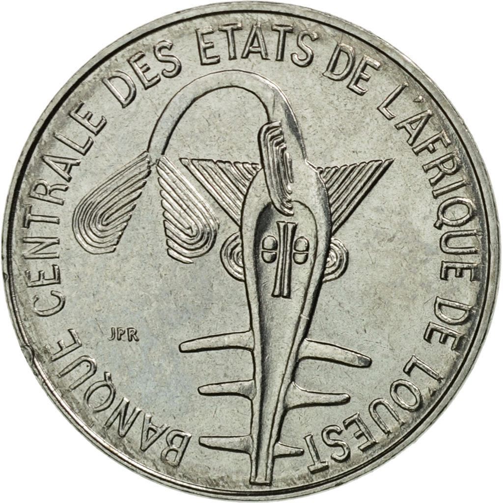 Western African States | 1 Franc Cfa Coin | Emblem of Central Bank | Km:8 | 1976 - 2011