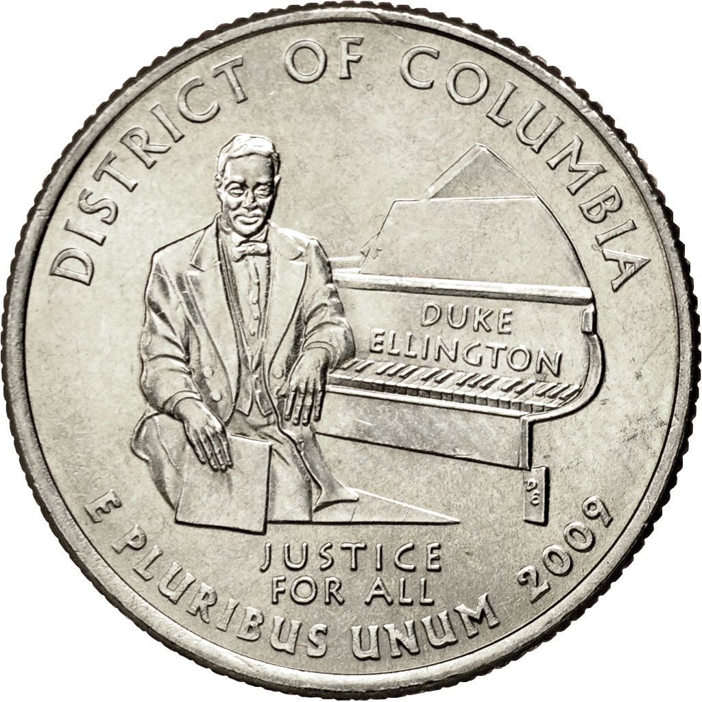 United States | 1/4 Dollar Coin | District of Columbia | Km:445 | 2009