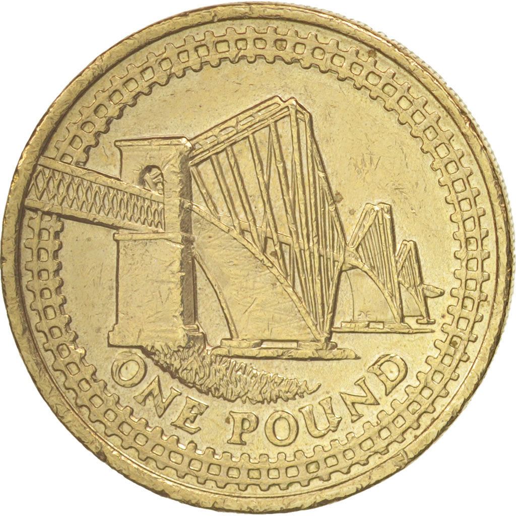 United Kingdom | 1 Pound Coin | Forth Bridge | Km:1048 | 2004