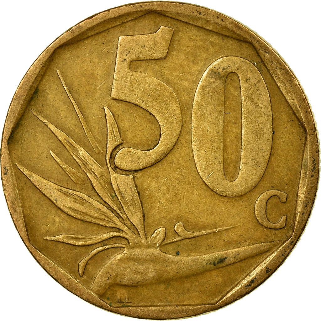 South Africa 50 Cents Sepedi/Sesotho Legend - Afrika Borwa Coin KM330 2003