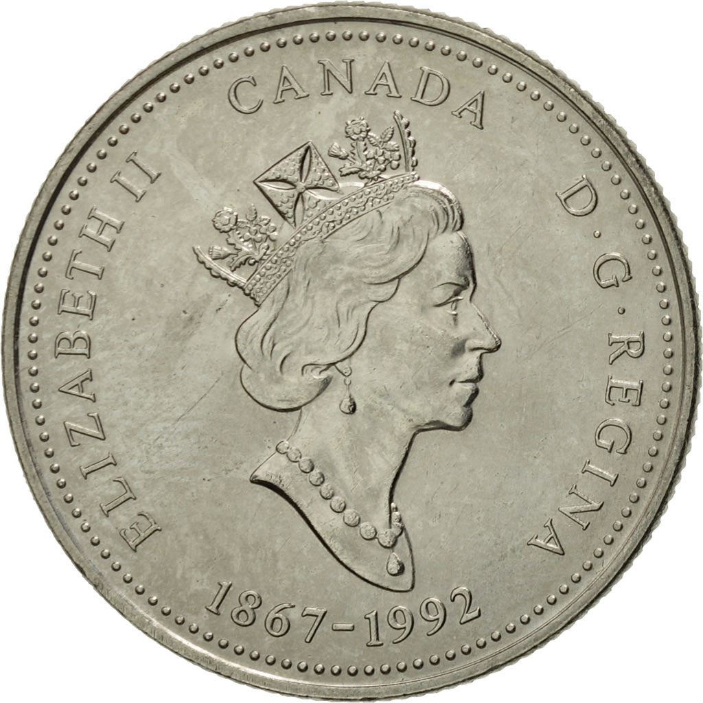 Canada | 25 Cents Coin | Nickel | Nova Scotia | KM:231 | 1992
