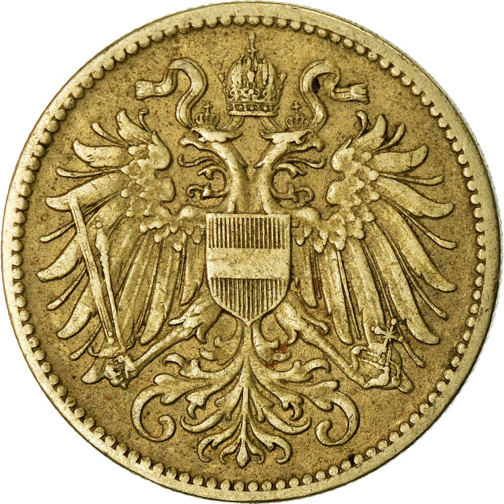 Austrian Empire | 10 Hellers Coin | Austrian Escutcheon | Km:2825 | 1916