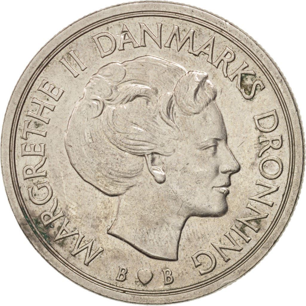 Denmark | 5 Kroner Coin | Margrethe II | Km:863 | 1973 - 1988