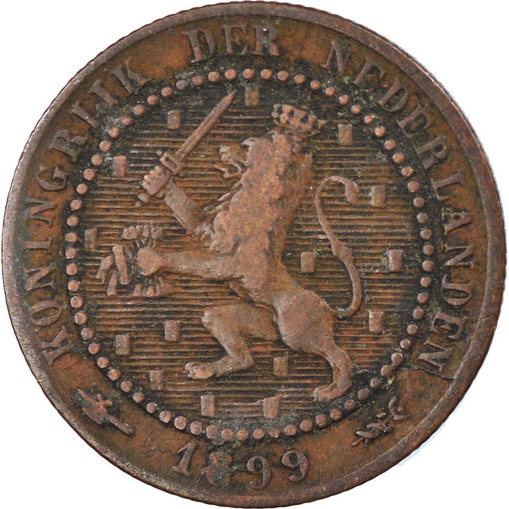 Nederlandene | 1 Cent Mønt | Løve | Km:107 | 1877 - 1900