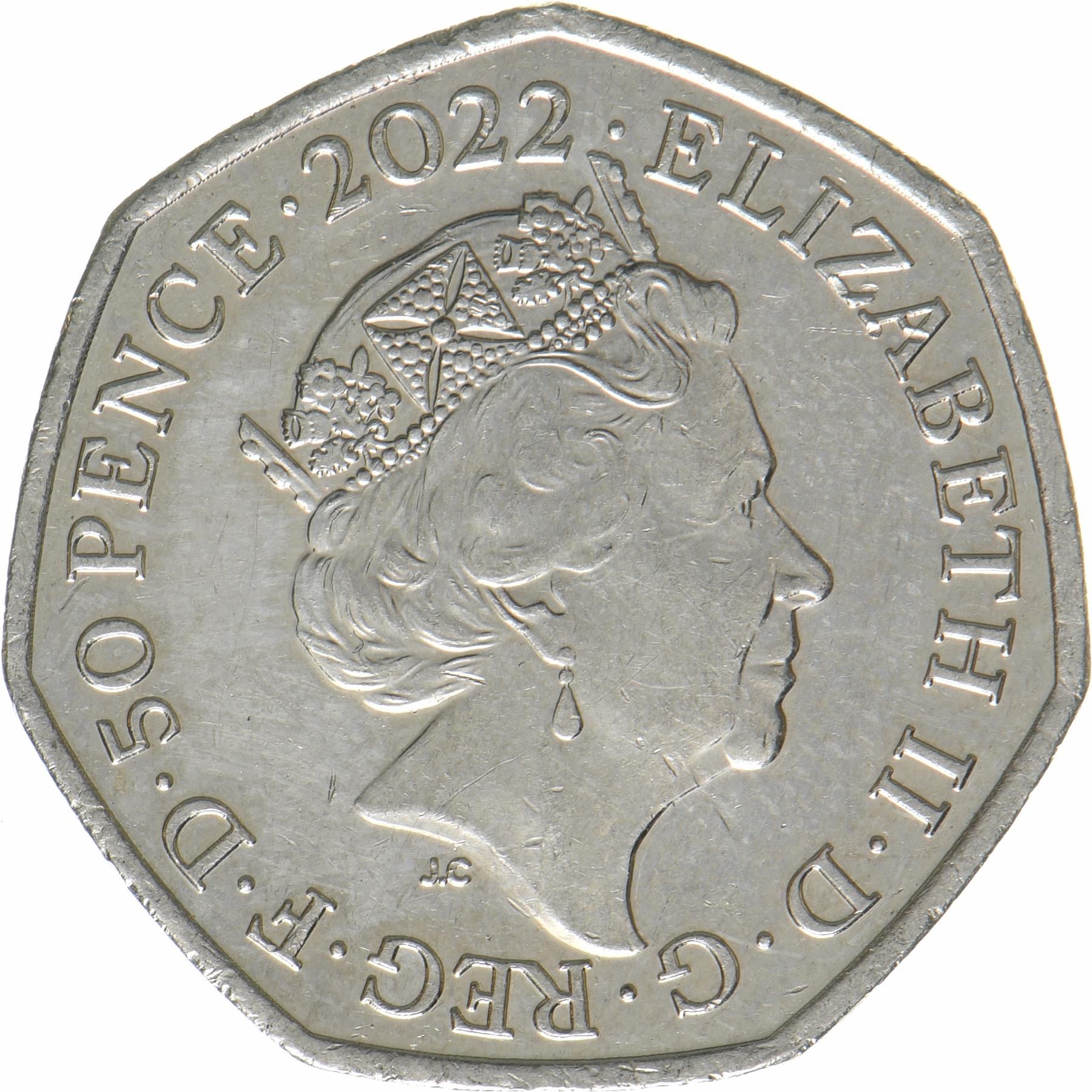 United Kingdom | 50 Pence Coin | Pride UK | KM:2158 | 2022