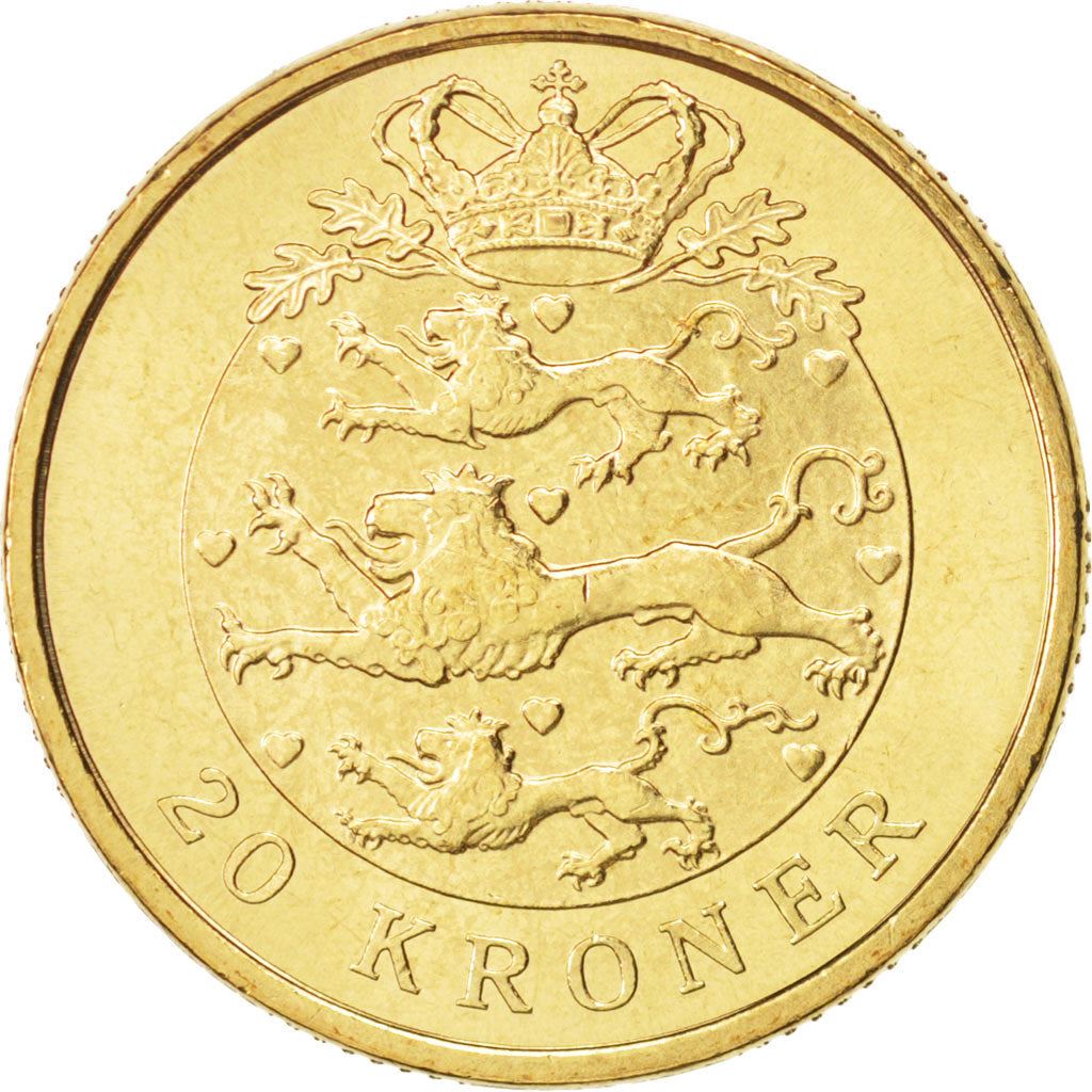 Denmark | 20 Kroner Coin | Margrethe II | Km:891 | 2003 - 2010