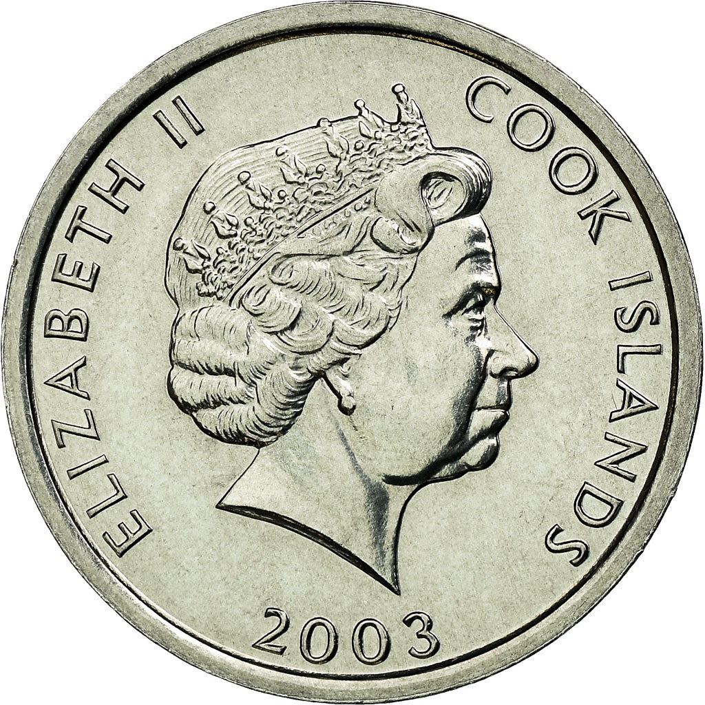 Cookøerne | 1 Cent Mønt | James Cook | Km:419 | 2003