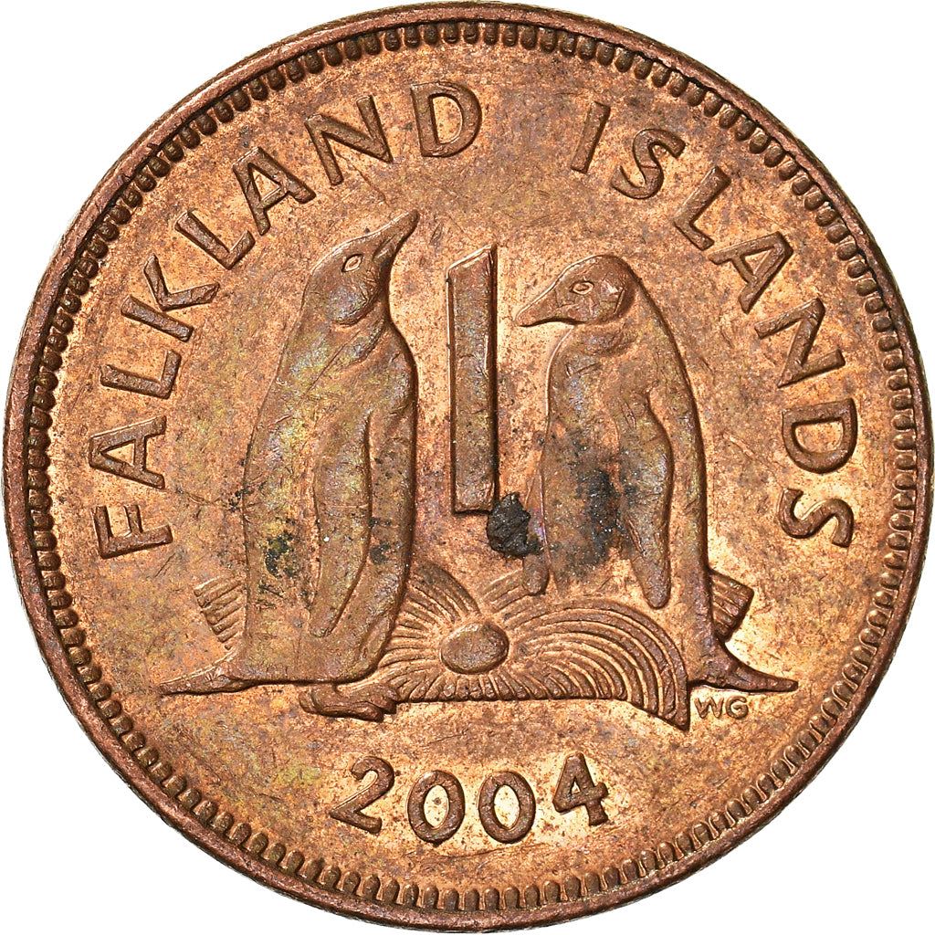 Falkland Islands | 1 Penny Coin | Gentoo Penguin | Km:130 | 2003 - 2011