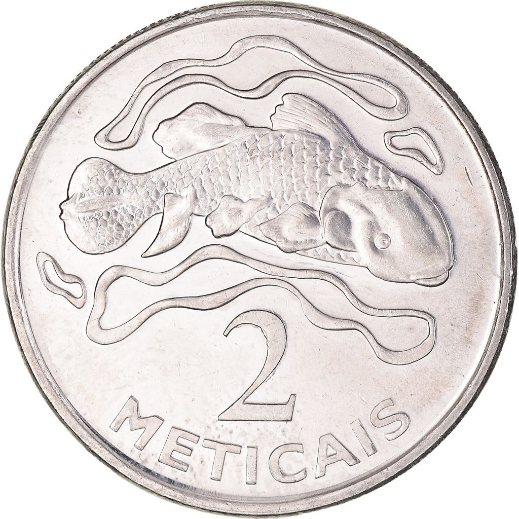 Mozambique | 2 Meticais Coin | Fish | KM138 | 2006 - 2019