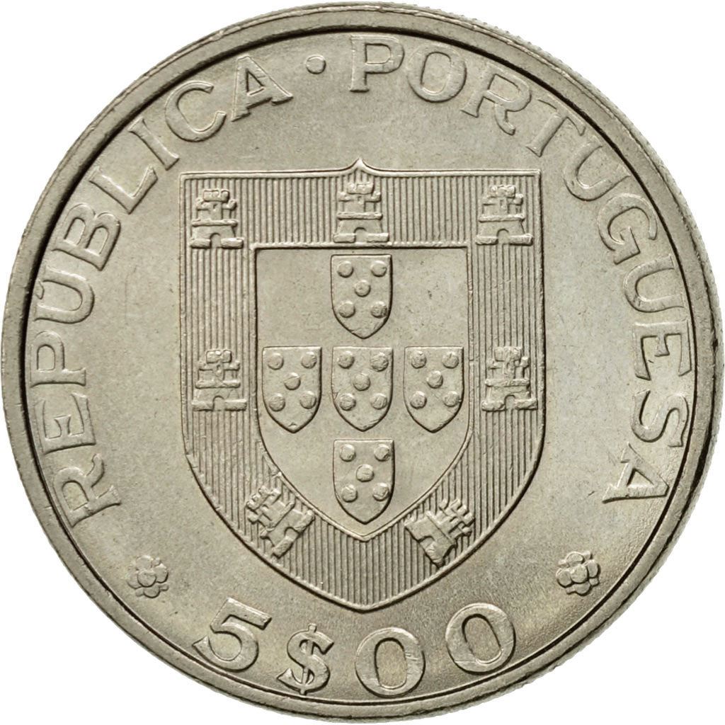Portugal | 5 Escudos Coin | FAO | Km:618 | 1983