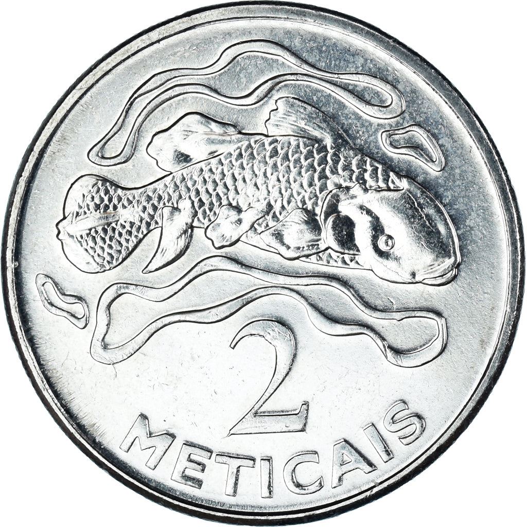 Mozambique | 2 Meticais Coin | Fish | KM138 | 2006 - 2019