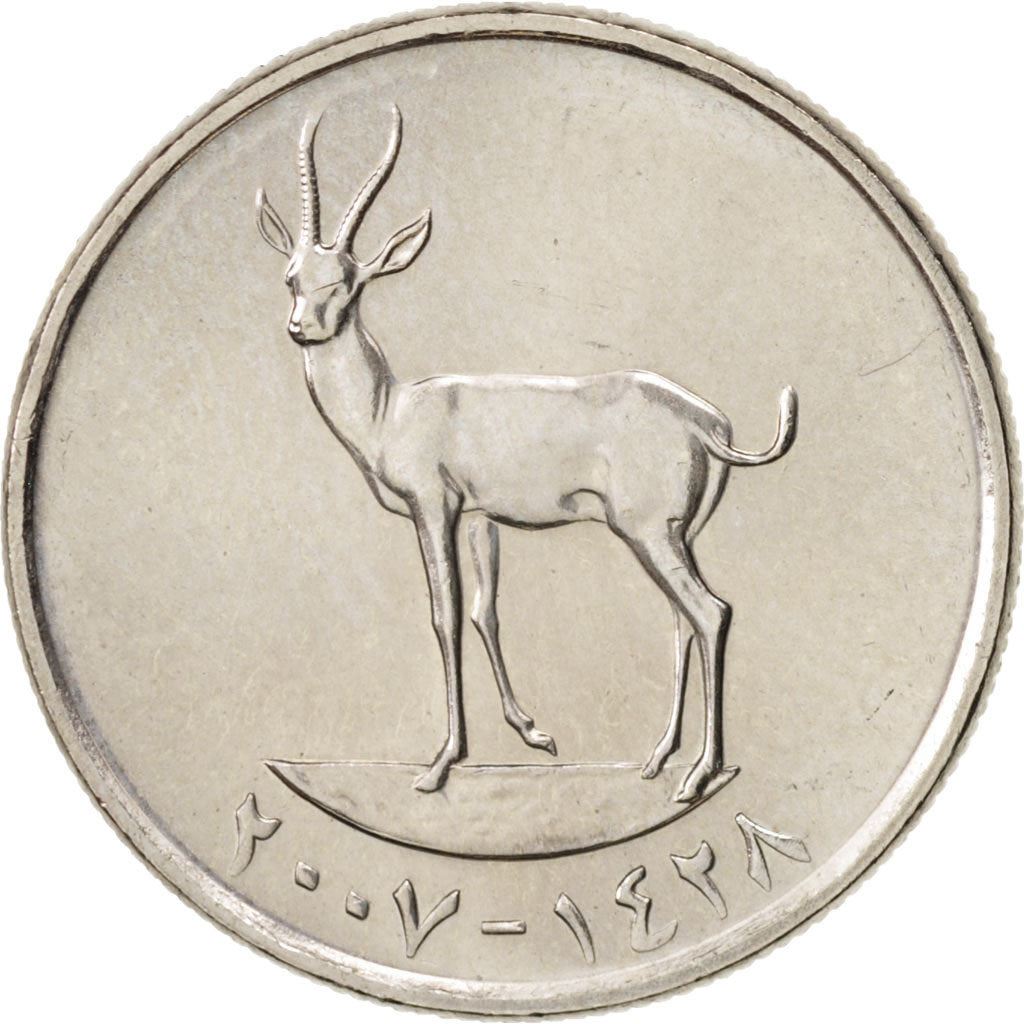 United Arab Emirates | 25 Fils Coin | Gazelle | Copper-nickel | KM:4 | 1973-2011