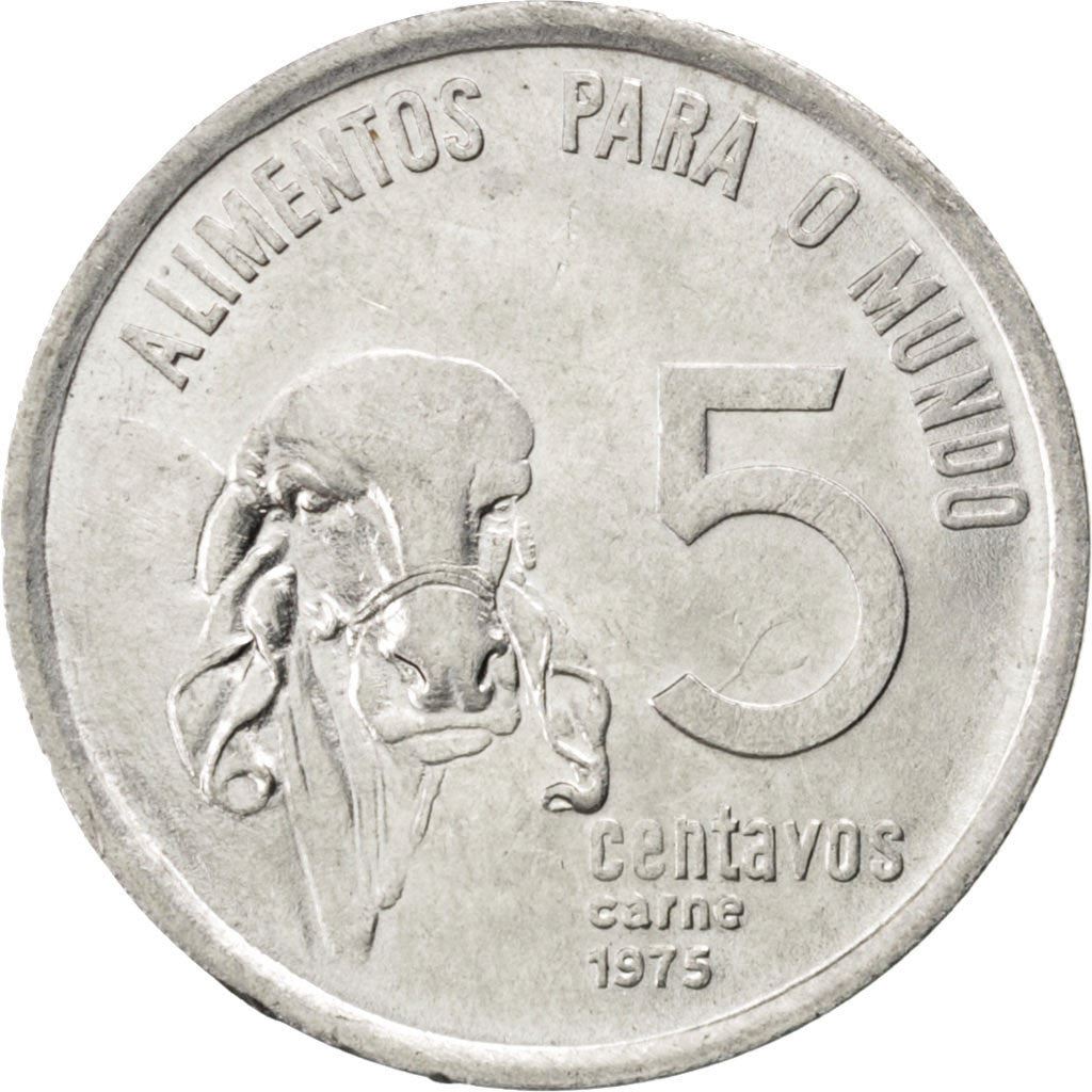 Brazil | 5 Centavos Coin | FAO | Km:587.1 | 1975 - 1978