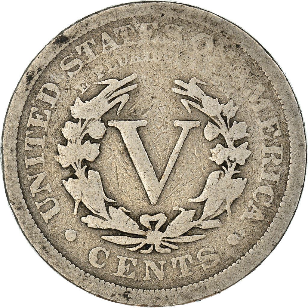 United States | 5 Cents Coin | Liberty | Roman Numeral | KM112 | 1883 - 1913