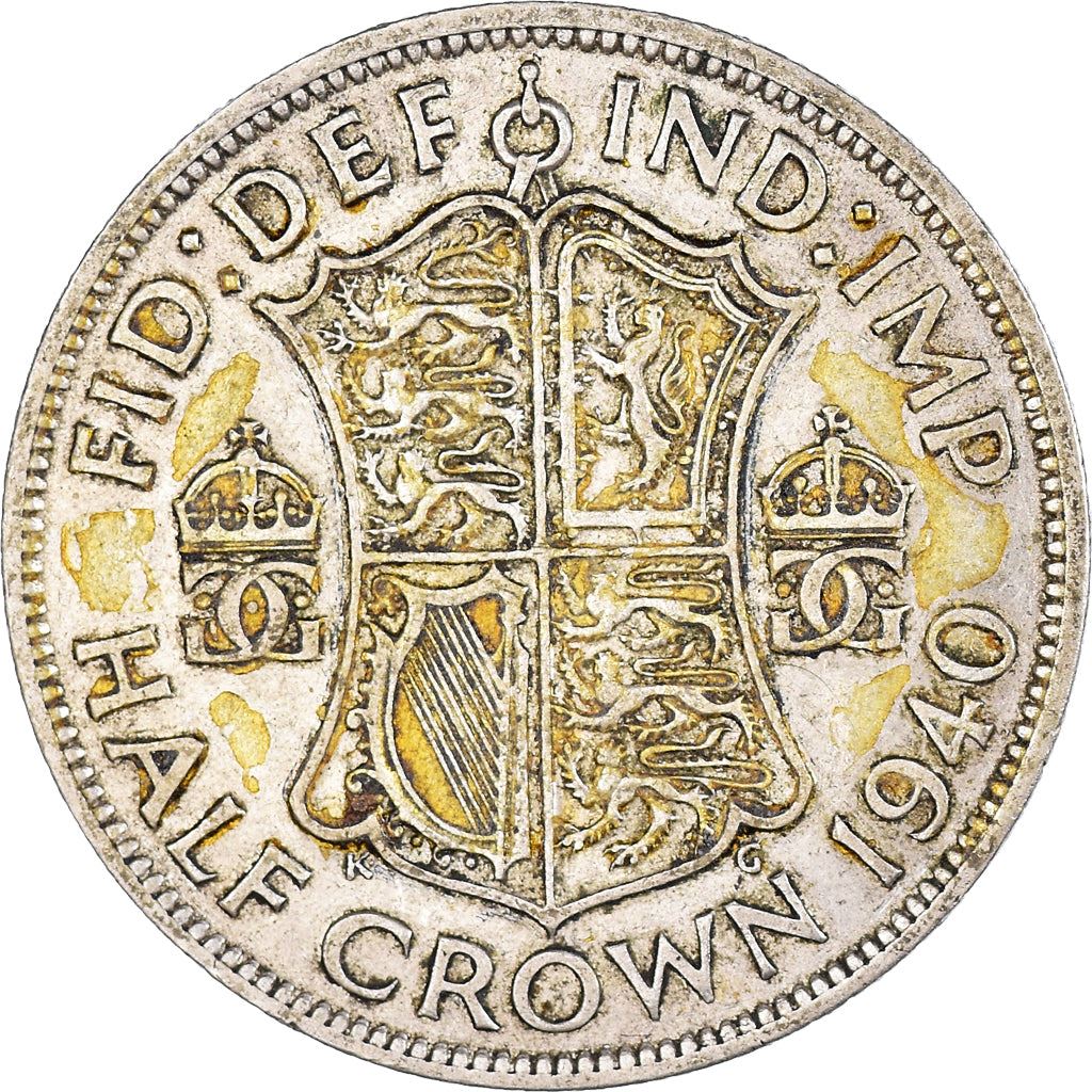 United Kingdom | 1/2 Crown Coin | George VI | KM:856 | 1937 - 1946