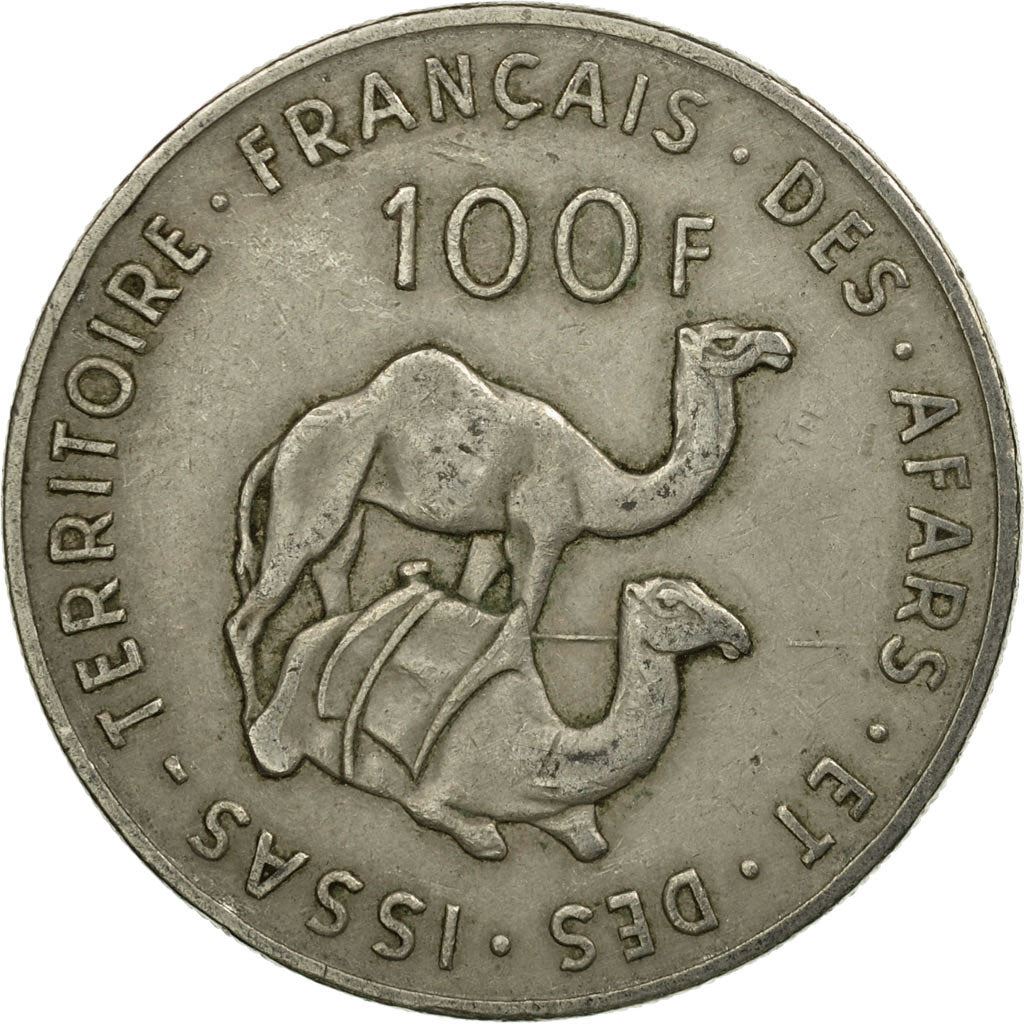 Afars and Issas | 100 Francs Coin | Marianne | Dromedary Camels | Km:19 | 1970 - 1975
