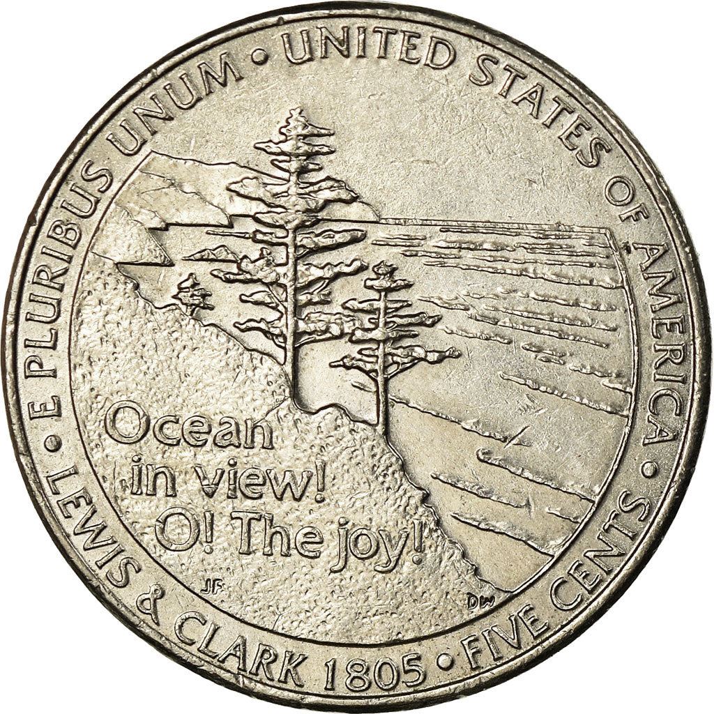 United States | 5 Cents Coin | Ocean View | Km:369 | 2005