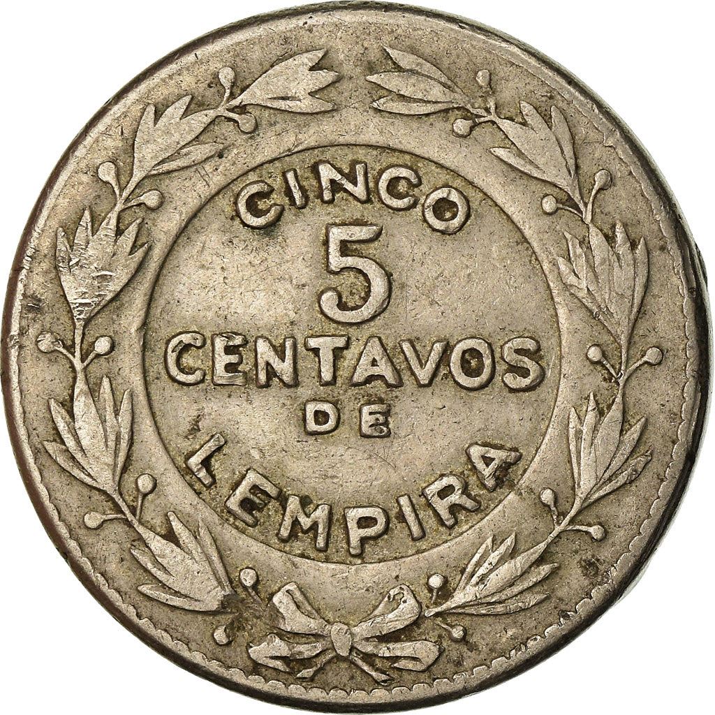 Honduras | 5 Centavos Coin | Pyramid | Km:72 | 1931 - 1980
