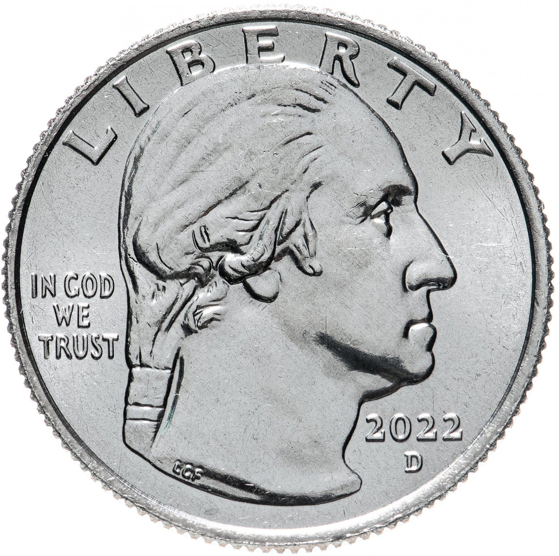 États-Unis | Pièce de 1/4 Dollar | Maya Angelou | KM : 766 | 2022