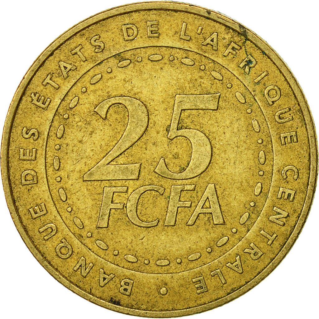 Central African States | 25 Francs Cfa Coin | Plants | Km:20 | 2006 - 2023