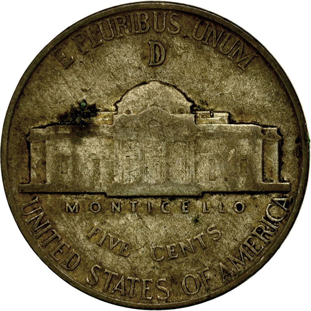 United States | 5 Cents Coin | Thomas Jefferson | Km:192A | 1942 - 1945