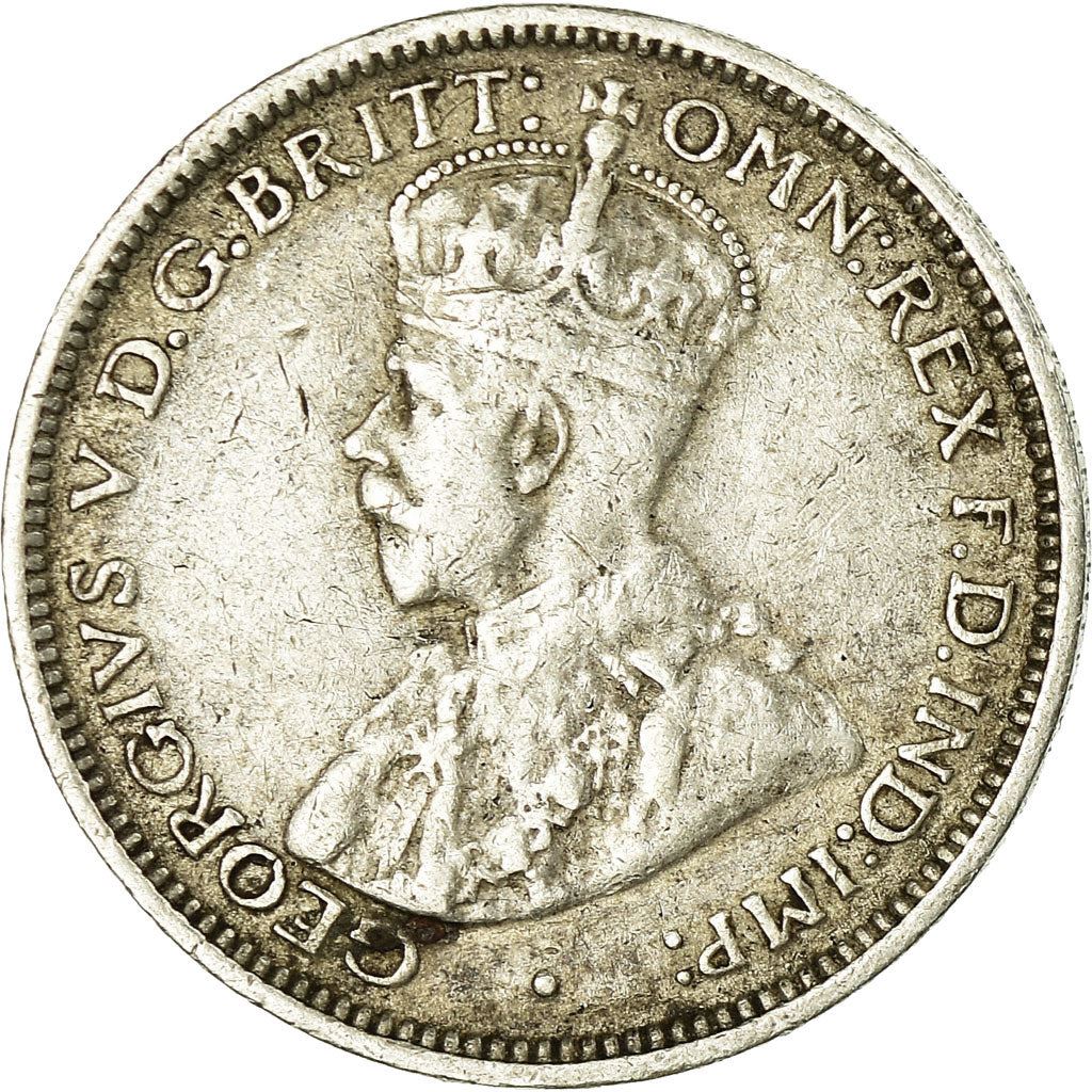 British West Africa | 6 Pence Coin | Wreath | George V | Km:11 | 1913 - 1919