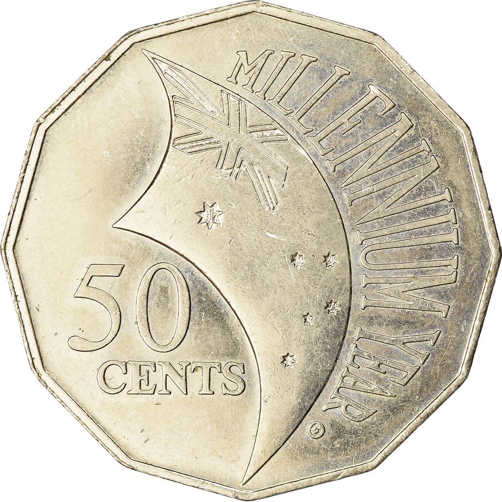 Australia | 50 Cents Coin | Millennium Year | Km:488.1 | 2000