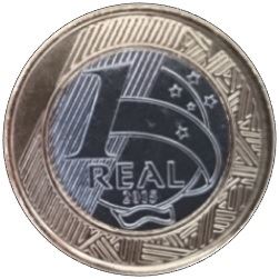 Brazil 1 Real Coin | Olympic Games Rio | 2016 - Basketball | KM704 | 2015