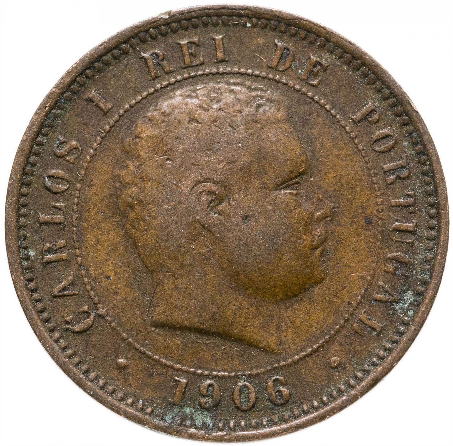 Portugal | 5 Reis Mønt | Charles I | KM:530 | 1890 - 1906