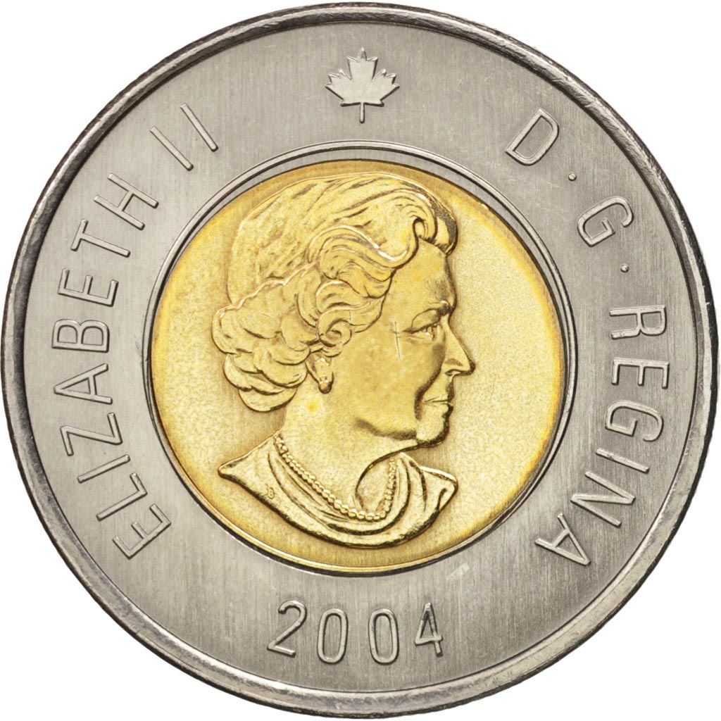 Canada | 2 Dollars Coin | Bimetallic | 4th portrait | KM:496 | 2003-2006
