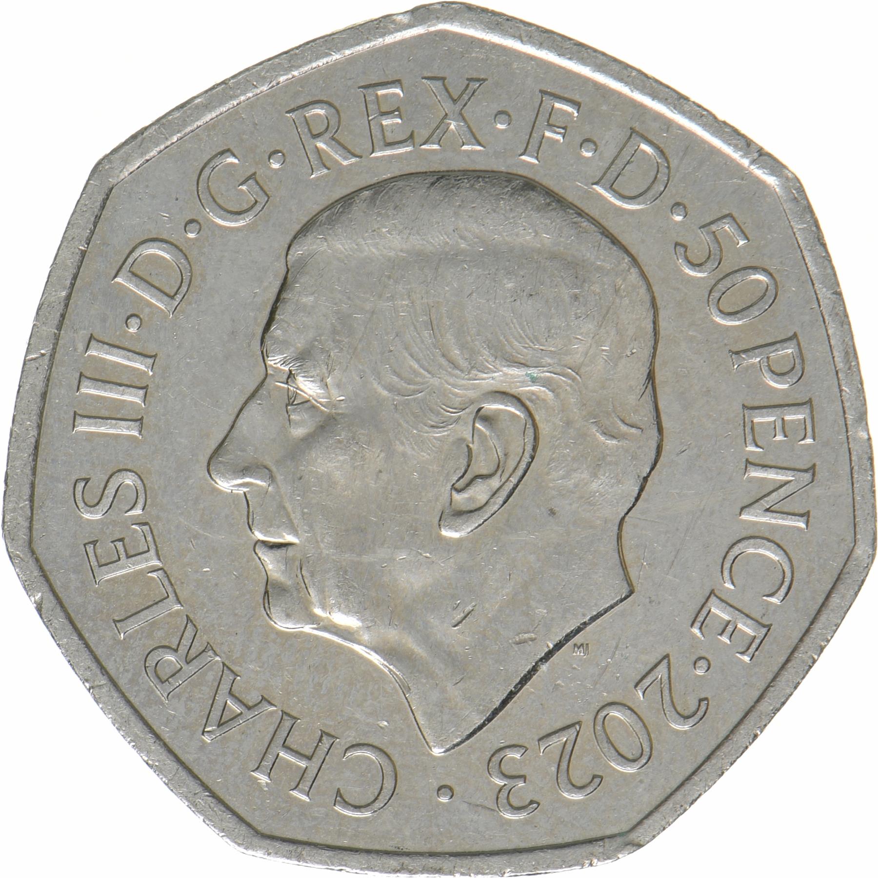 United Kingdom | 50 Pence Coin | Coronation | 2023