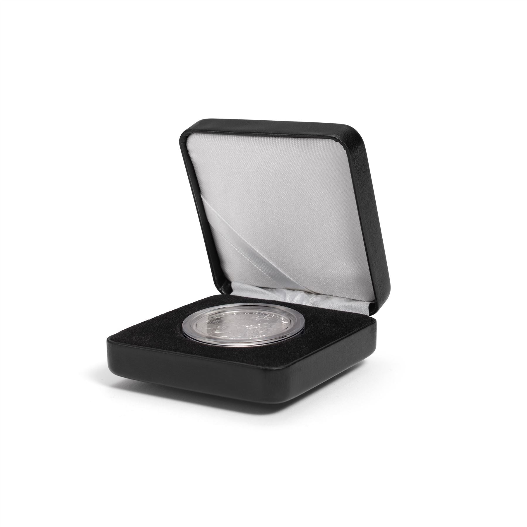 NOBILE Single Coin Box | Box for Presenting Coins in Round GRIPS Capsules | Different Compartment Sizes