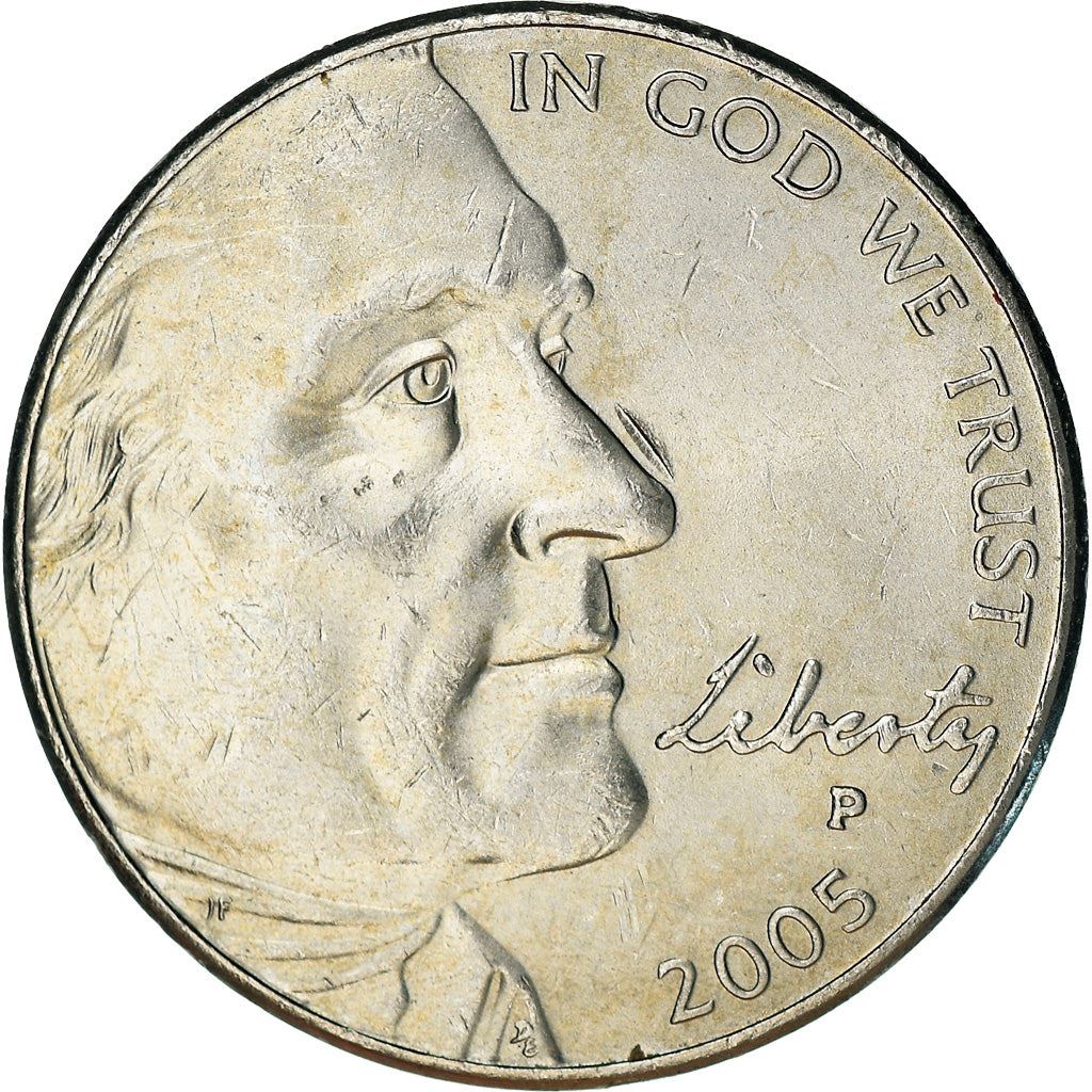 United States | 5 Cents Coin | Bison | Km:368 | 2005
