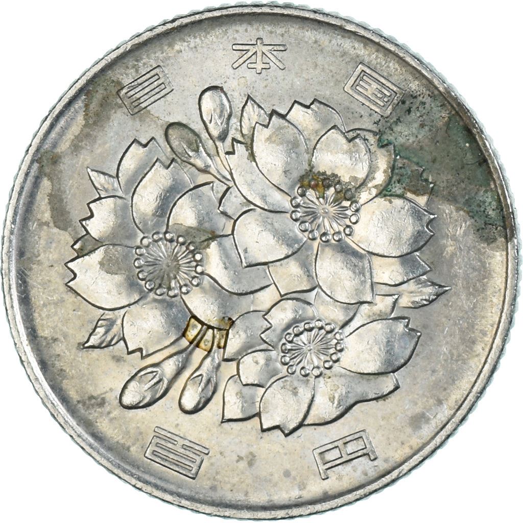 Japan | 100 Yen Coin | Cherry Blossoms | Y:98, Jnda:02-4, Schön:76 | 1989 - 2019