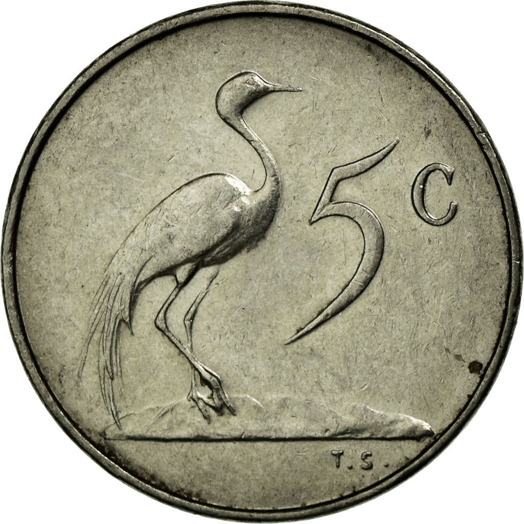 Sør-Afrika 5 Cent Mynt | Afrikaans Legende - SUID-AFRIKA | KM67.2 | 1965 - 1969